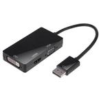 DisplayPort 1.1 naar HDMI, DVI en VGA adapter /, Audio, Tv en Foto, Audiokabels en Televisiekabels, Nieuw, Ophalen of Verzenden