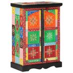 vidaXL Kast handgeschilderd met deuren 53x30x75 cm massief, Verzenden, Nieuw, 50 tot 100 cm, Minder dan 100 cm