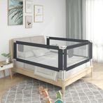 vidaXL Bedhekje peuter 190x25 cm stof donkergrijs, Verzenden, Nieuw