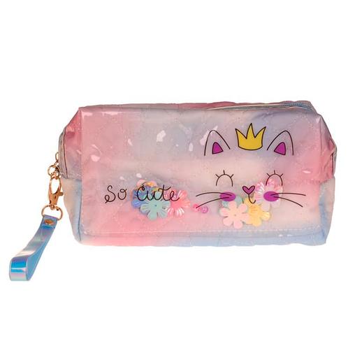 Toilettas / Grote Etui - Poes Princess - So Cute - Transpara, Diversen, Schoolbenodigdheden, Nieuw, Ophalen of Verzenden