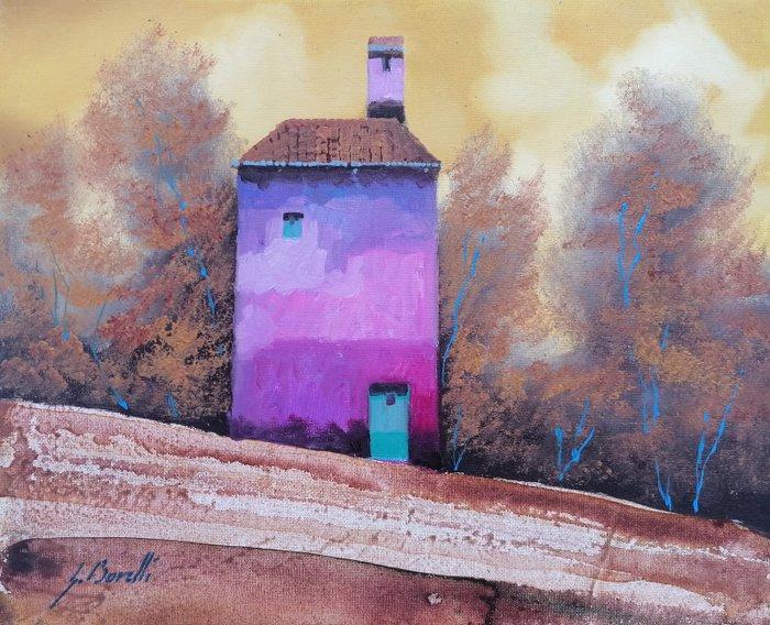 Guido Borelli - cardarillo, Antiek en Kunst, Kunst | Schilderijen | Modern