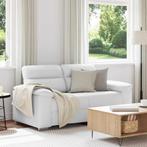 vidaXL 2-zitsbank wit 120 cm kunstleer, Huis en Inrichting, Verzenden, Nieuw, Tweepersoons, Leer