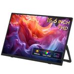 15,6” Draagbare Full HD IPS Monitor USB-C met Standaard, Computers en Software, Monitoren, Verzenden, Nieuw