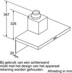 Bosch DWB66BC60 - Serie 2 - Wandschouw Afzuigkap, Verzenden, Zo goed als nieuw