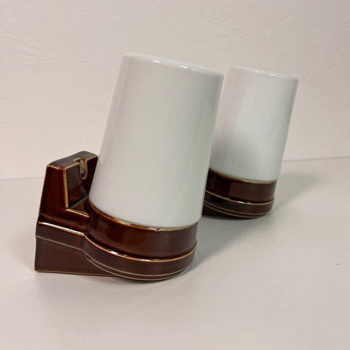 Ifö - Wandlamp - Glas, Porselein, Antiek en Kunst, Antiek | Lampen