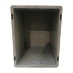 Kunststof bak met zwarte handgreep, PP, euronorm,, Ophalen of Verzenden