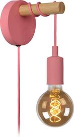 Lucide POLA Wandlamp Kinderkamer Ø 12 cm - 1xE27 - Roze, Huis en Inrichting, Lampen | Wandlampen, Ophalen of Verzenden, Zo goed als nieuw