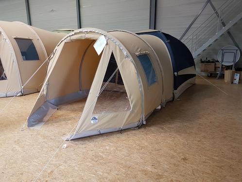 Occasion Oppompbare Karsten Tent type 260 (2024) Zeegroen, Caravans en Kamperen, Tenten, Zo goed als nieuw, tot en met 2, Ophalen