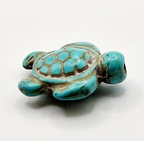 Centraal-Aziatisch Lazuriet XXS Schildpad Kraal Talisman -, Antiek en Kunst, Antiek | Overige Antiek
