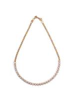 Halsketting Verguld - 5.17ct. tw. Diamant (Natuurlijk) - 18K, Nieuw