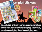 Sint en piet stickers - aftelkalender - borduurkaarten, Diversen, Verzenden, Nieuw