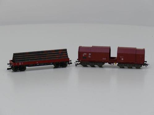 Schaal H0 Fleischmann 5281 5387 Bakwagen Coilwagen #868, Hobby en Vrije tijd, Modeltreinen | H0, Overige typen, Zo goed als nieuw