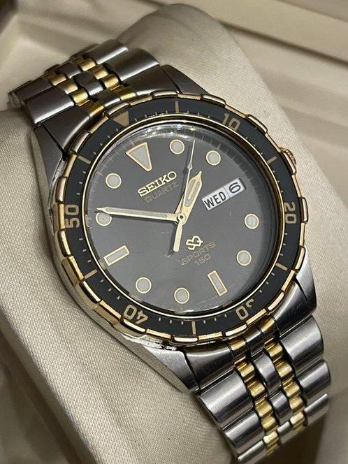 Seiko - SQ Sports Bicolor Diver - Zonder Minimumprijs -, Sieraden, Tassen en Uiterlijk, Horloges | Antiek