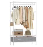 Open Kledingrek met Lades – Metalen Plankenrek en Roede, Huis en Inrichting, Kasten | Overige, Verzenden, Nieuw