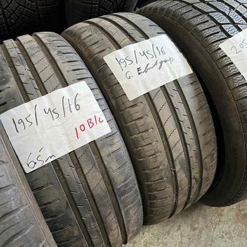 2 x Goodyear Efficientgrip 195-45-16 Zomerbanden 6,5mm beschikbaar voor biedingen