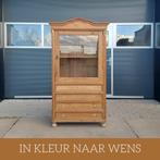 Landelijke klassieke kast, eendeurskast, vitrinekast legkast, Antiek en Kunst, Antiek | Meubels | Kasten