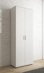 Schoenenkast - Wit - 70x34x189 - Opbergkast met 2 deuren, Huis en Inrichting, Kasten | Vitrinekasten, 50 tot 100 cm, Nieuw, 25 tot 50 cm