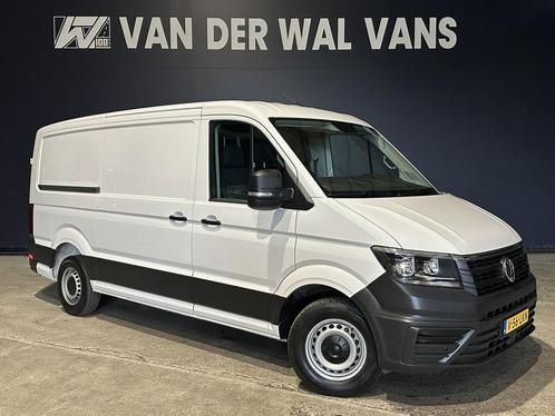 Volkswagen Crafter 2.0 TDI 141pk L3H2 L2H1 inrichting Euro6, Auto's, Bestelauto's, Dealer onderhouden, Lease, Zwart, Handgeschakeld