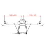 Diamond Banduitroller | Op Voetstuk | 600x1400mm | Wals Ø80m, Zakelijke goederen, Ophalen of Verzenden, Nieuw in verpakking