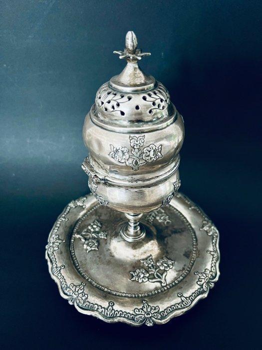 Wierookvat - Zilver - Wierookhouder voor het altaar Ottoman, Antiek en Kunst, Kunst | Niet-Westerse kunst