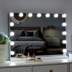 Make up Spiegel met Verlichting - Hollywood - LED - Dimbaar, Huis en Inrichting, Nieuw, Ophalen of Verzenden, Minder dan 100 cm
