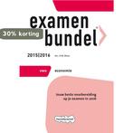 Examenbundel vwo Economie 2015/2016 vwo economie, Boeken, Verzenden, Gelezen, J.P.M. Blaas