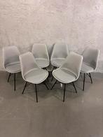 6 stoelen | Kick Collection, Huis en Inrichting, Stoelen, Nieuw, Vijf, Zes of meer stoelen, Grijs, Kunststof