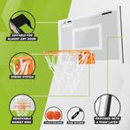 VirtuFit Pro Mini Basketbalbord met 2 Ballen en Pomp - Wit, Sport en Fitness, Basketbal, Verzenden, Nieuw