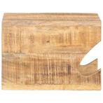 Wandfietsenrek 35x25x25 cm massief ruw mangohout (Overige), Verzenden, Nieuw