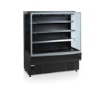 Open Front Koeler | Zwart | 0 tot 6 °C | 120 x 74 x 139,5 c, Verzenden, Nieuw in verpakking