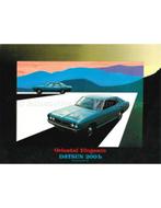 1972 DATSUN 200L BROCHURE NEDERLANDS, Nieuw, Author