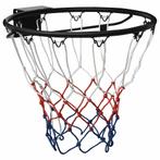 vidaXL Basketbalring 45 cm staal zwart, Verzenden, Nieuw