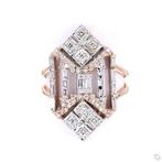 Ring - 14 karaat Roségoud - 0.68ct. tw. Diamant (Natuurlijk), Nieuw