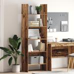vidaXL Boekenkast Oud hout 60 x 35 x 180 cm Bewerkt hout, Huis en Inrichting, Kasten | Boekenkasten, Minder dan 50 cm, Verzenden