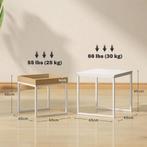 TRUUSK Salontafel en Bijzettafel Set - Modern Design - Stale, Verzenden, Nieuw