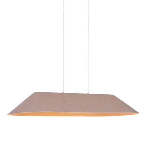 Moderne hanglamp beige incl. LED 3-staps dimbaar - Dani, Huis en Inrichting, Lampen | Hanglampen, Nieuw, Overige materialen, 75 cm of meer
