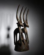 sculptuur - Ci Wara tweekoppig kammasker - Mali