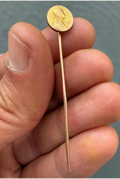 Gotische Victoriaanse krawattenspeld, ook wel bekend als, Antiek en Kunst, Curiosa en Brocante