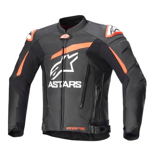 Alpinestars GP Plus V4 Leren Jas Zwart Rood Fluo Wit, Motoren, Kleding | Motorkleding, Heren, Nieuw met kaartje, Jas | textiel