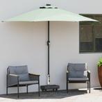 vidaXL parasolvoet met wielen voor Ø38/48mm palen Zwart, Verzenden, Nieuw, Minder dan 1 meter, Parasolvoet
