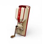 PeDe - Koffiemolen - Hout, Metaal, Aardewerk, Glas - Wand