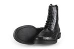 Linea Zeta Veterboots in maat 39 Zwart | 10% extra korting, Kleding | Dames, Verzenden, Zwart, Overige typen, Zo goed als nieuw