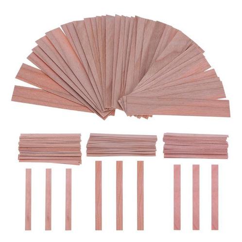 Navulling 50houten lonten / pitten voor wood wick candle pit, Hobby en Vrije tijd, Knutselen, Nieuw, Ophalen of Verzenden