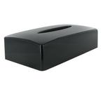 Facial tissue box houder zwart kunststof, Huis en Inrichting, Verzenden