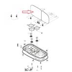 Dometic MO840 Komfoort Glasplaat Links, Nieuw