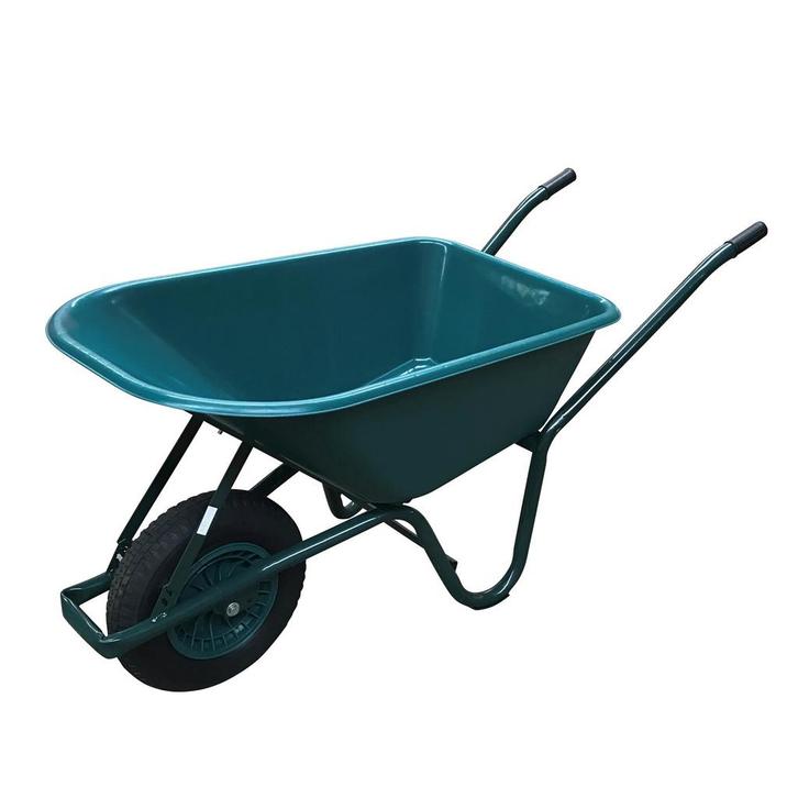 Benson Kruiwagen - 85L - Gelast Onderstel - Kunststof Bak..., Doe-het-zelf en Verbouw, Transportwagens, Nieuw, Ophalen of Verzenden