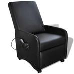 vidaXL Massagestoel kunstleer zwart, Verzenden, Nieuw