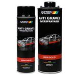 Motip undercoating anti steenslag high solid 500 ml, zwart,, Auto diversen, Verzenden