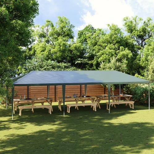 vidaXL Partytent professioneel 90 g/m² 4x9 m groen, Tuin en Terras, Partytenten, Partytent, Nieuw, Verzenden