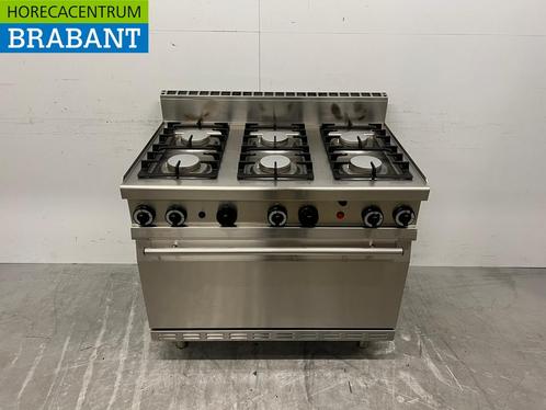 RVS 6 pits Fornuis gasfornuis 105 cm GAS Horeca, Zakelijke goederen, Horeca | Keukenapparatuur, Gebruikt, Ophalen of Verzenden